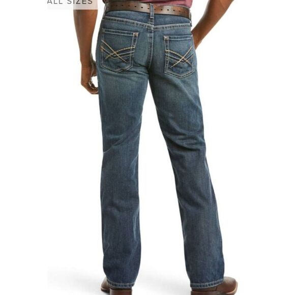 Ariat M5 Slim Deadrun Stackable Straight Leg Jeans sz 31x38 - Picture 2 of 7